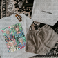 Golden gcci floral design tee & sweatshirt
