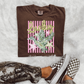 Lucky Duck pink stripes Flying Mallard Graphic Comfort Colors Tee | Pink Stripe Duck Hunting Shirt