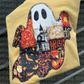 Patchwork faux quilt ghost tee or sweatshirt