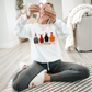 Christmas chickens design sweatshirt or tee