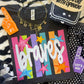 BRAVES NEON RAINBOW STARS TEE