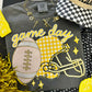 GAME DAY GOLD GINGHAM HELMET TEE