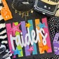 RAIDERS NEON RAINBOW STARS TEE