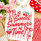 SWEEET SUMMER TIME CHERRIES TEE