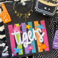 TIGERS NEON RAINBOW STARS TEE