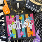 PATRIOTS NEON RAINBOW STARS TEE