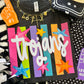 TROJANS NEON RAINBOW STARS TEE