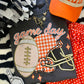 GAME DAY ORANGE GINGHAM HELMET TEE