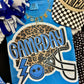 GAMEDAY LEOPARD HELMET BLUE TEE