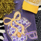 PURPLE FLORAL HELMET TEE