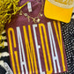 TALL WHITE & GOLD GAMEDAY MAROON TEE