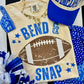 BEND & SNAP BLUE TEE