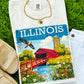 Illinois State Stamp Tee