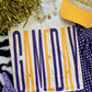 TALL PURPLE & GOLD GAME DAY TEE