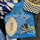 GAME DAY BLUE GINGHAM HELMET TEE