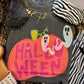 HALLOWEEN GHOSTS & LEOPARD PUMPKIN TEE