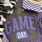 GAME DAY PURPLE POLKA DOTS TEE