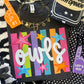 OWLS NEON RAINBOW STARS TEE