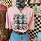 Polaroid Santa collage tee or sweatshirt