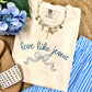 Love Like Jesus Bow Tee