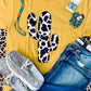 Cow Print Cactus Tee