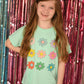 Rainbow Daisy Smiley Tee