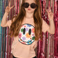 Colorful Daisy Smiley Mommy & Me Tees