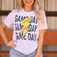 Softball Game Day Bolt Tee